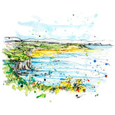 Print Open Edition Landscape - Whiterocks From Magheracross